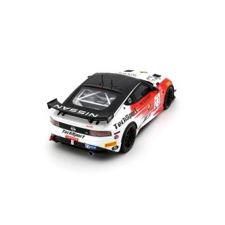 NISSAN Z GT4 WHITE #23 2023  OttO mobile Project Cars 1:18 Resinemodell (Türen, Motorhaube... nicht zu öffnen!)
